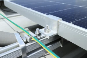 Solar Panel System Is Properly Grounded