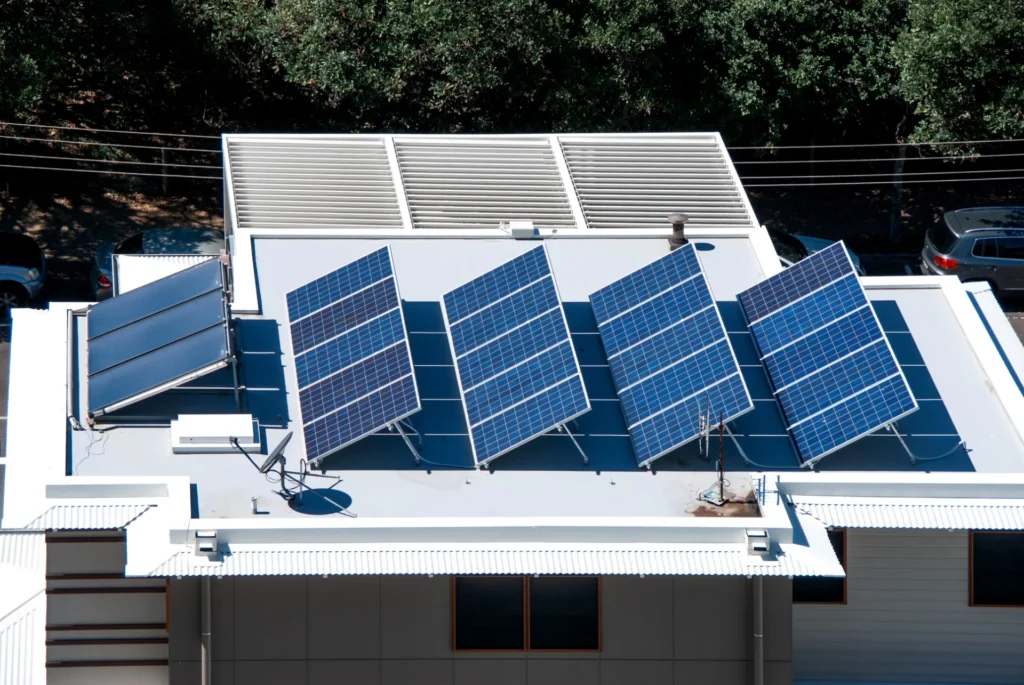 Solar Panels On A Flat Roof