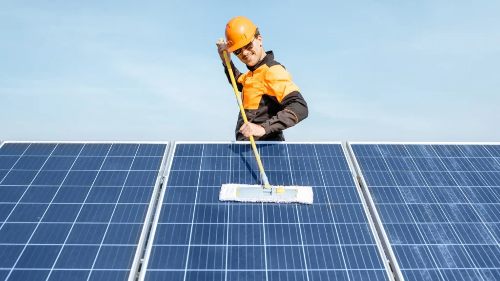 solar panel maintenance