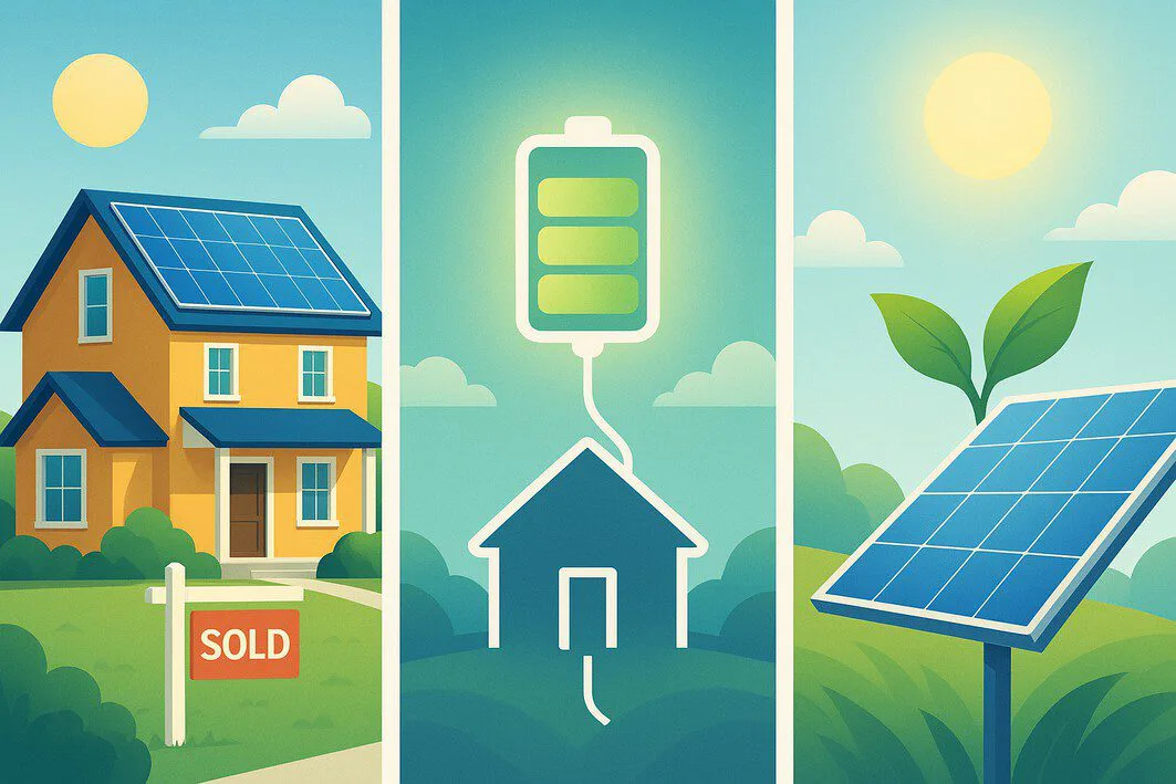 To illustrate the non-financial benefits of installing solar panels, such as increased property value, energy independence, and environmental impact.