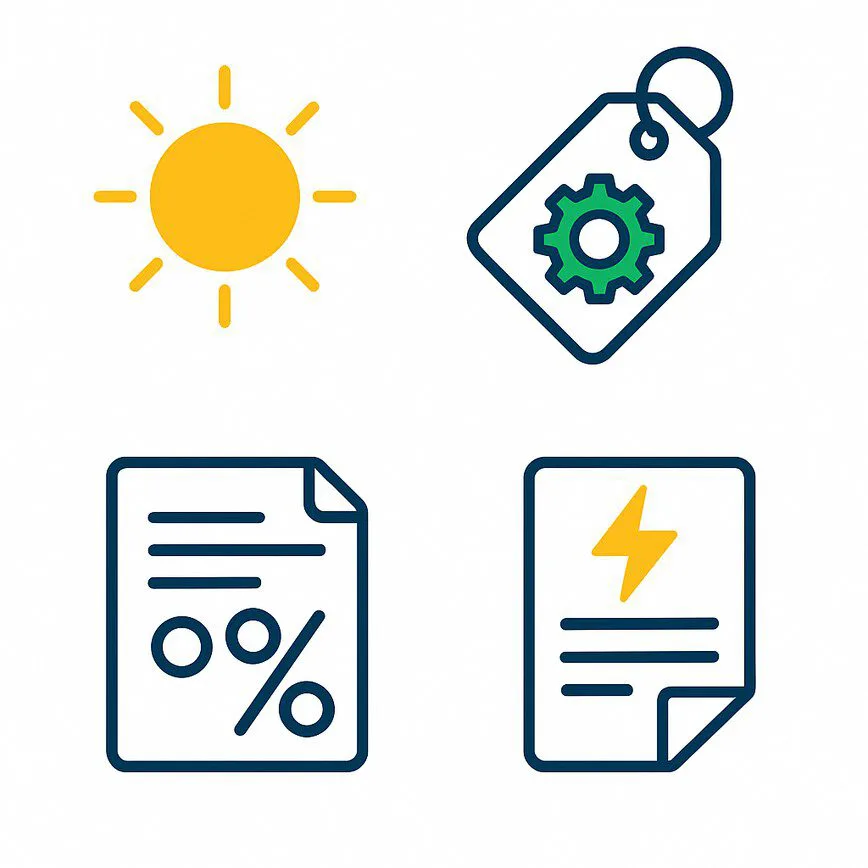 To create a clear infographic that visually represents the four main factors affecting a homeowner's solar ROI.